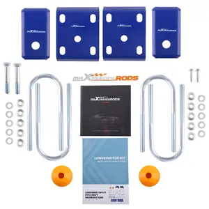 6" Drop Axle Flip Lowering Kit compatible for Chevy Silverado GMC C1500 1988-98 W/ U-Bolts