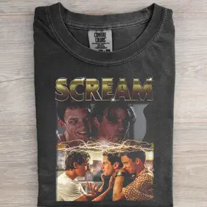 Scream Stu Macher Billy Loomis Shirt, Let'S Watch Scary Movie Shirt, Scary Horror Shirt , Kill3R Fan Shirt, Retro Shirt