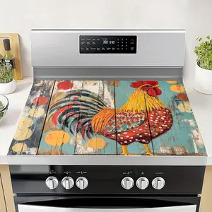 Stove Cover Mat, Heat-Resistant, Scratch-Resistant, Non-Slip Stove Protector for Electric, Induction, and Glass Ceramic Stoves, Washer and Dryer Mat, Perfect Gift for Family, Friends, Holidays, Black Friday