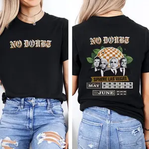No Doubt Graphic T Shirt, Trendy Statement Tee, Minimalist Aesthetic Shirt, Unisex Short Sleeve Tee, Crew Neck Graphic T-Shirt