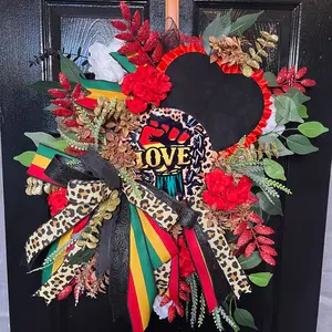 Love Junteenth & Black History Wreath