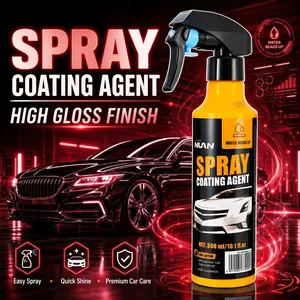 NUAN Car Ceramic Coating Spray – Paint Protection, Car Detailing, Easy Application, Long-Lasting Hydrophobic Formula, Gloss & Shine Booster