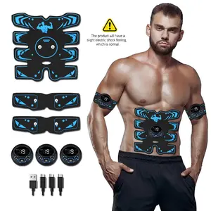 Abs Stimulator Workout Equipment, USB Rechargeable Ab Machine, Stomach Body Sculpting Tool, Strength Training for Men and Women, Good Gift or Personal Use