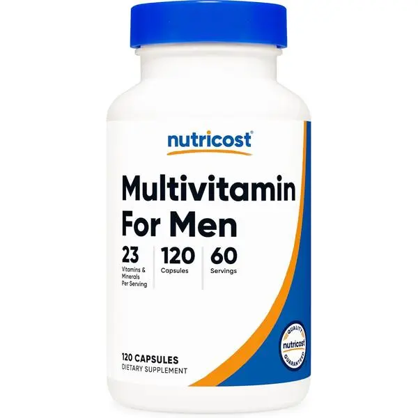 Multivitamin for Men 120 Capsules, Vitamins and Minerals