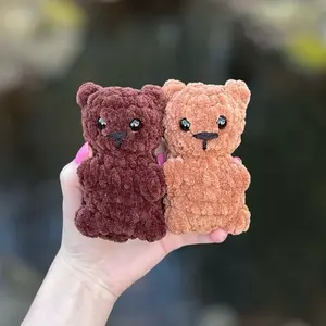 Mini Crochet Bears, Handmade Crochet Plushie