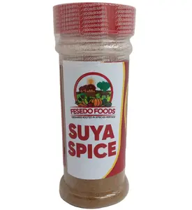 Fesedo Foods Suya Spice - Authentic Nigerian Blend for Suya Skewers, Ground Peanuts, Ginger, Cayenne Pepper, Ready-to-Use Spice Mix