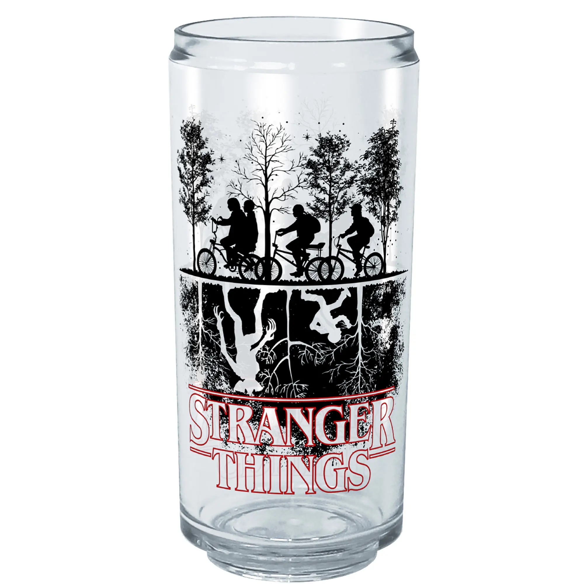 Stranger Things Silhouette Logo Tritan Can Shaped Drinking Cup