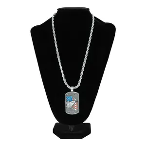 32174 Twister Men's 24" American Eagle Patriot Necklace