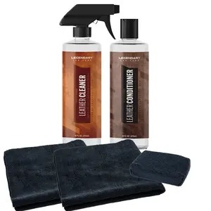 Legendary Leather Kit | Conditioner + Leather Cleaner | Cleans, Hydrates, Restores & Protects Leather Surfaces