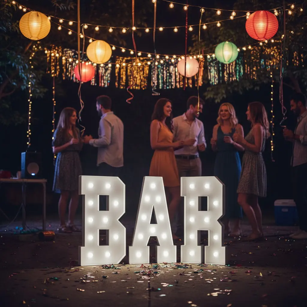 3pcs Marquee Light Up Letters Bar Marquee Letters, 3ft Large Light Up Letters for Party, Bar, Night Light, Home Decor Sign Big Cardboard Backdrop Birthday Party 2026 Graduation Party Decoration Mosaic Number Foam Cardboard Decoration Led Lighted