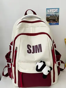 Korean Style Large Capacity Backpack, Fashionable Casual, Unisex, High-End Student Bag, Affordable for Teenagers, Perfect for Students, College Backpack