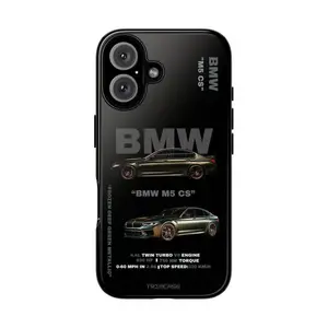 Car Enthusiast Phone Case, Bmw M5 CS Design, Vehicle Lover Gift