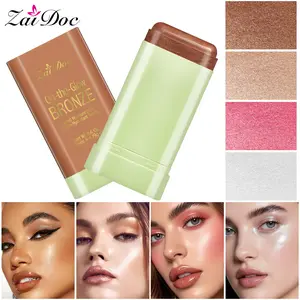 On-the-Go Tinted Moisture Highlighter Stick | Flawless Glow, Long-Lasting Hydrating Formula - Natural Shades for Cheeks & Eyes