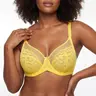Lacsper Daisy Floral Lace Comfort Bra Plus Size Minimizer Full Coverage Underwire Supportive Under Band Non-Padded Unlined