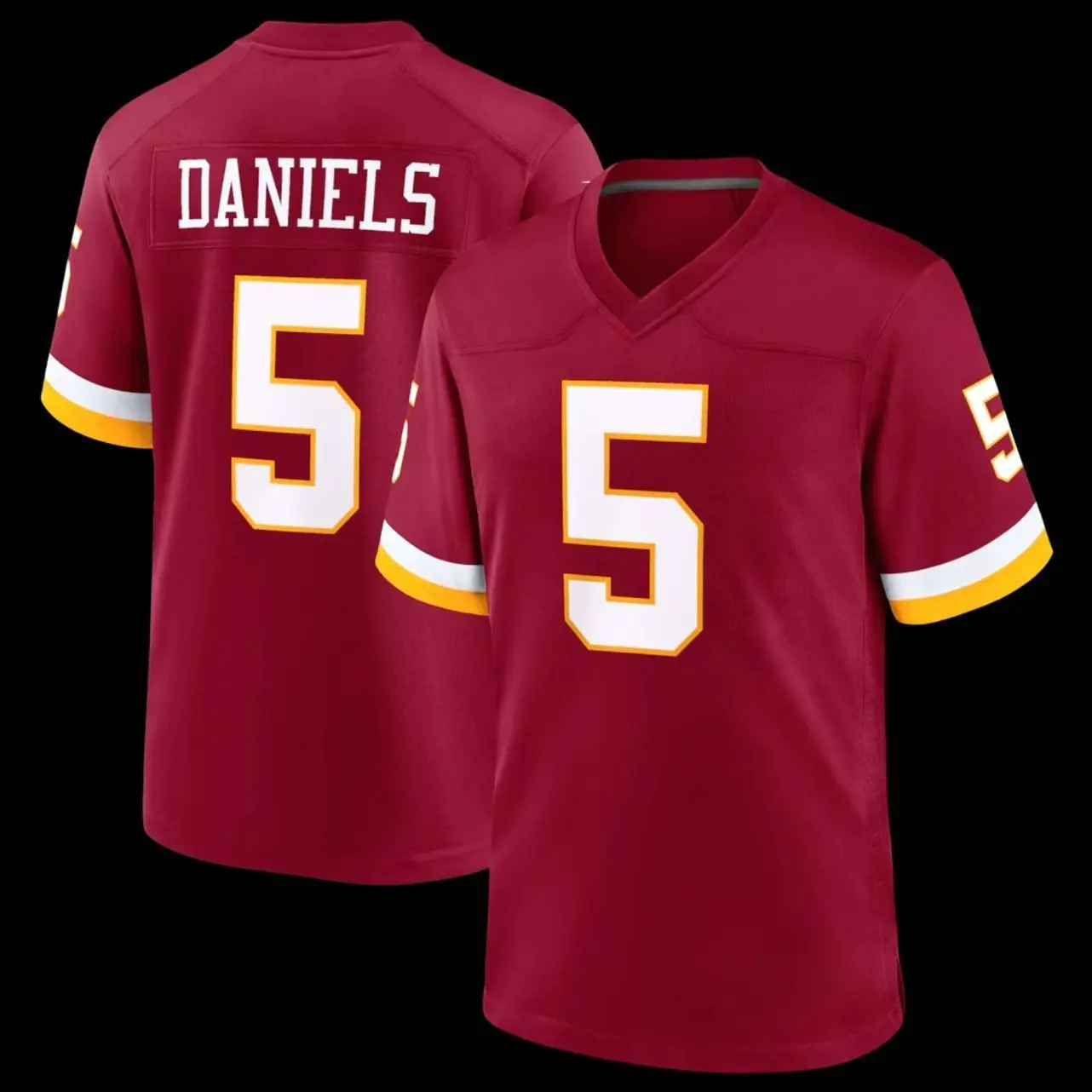 Unisex Football inspired by Daniels 15 Washington Home Team Game Player Jersey - Burgundy