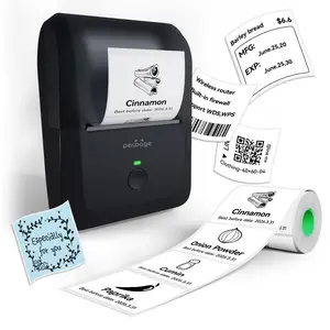 Peripage Label Maker PB20 Portable Thermal Printer for Small Business, with Inkless Functionality & Accessories Printing Fathersdaygift