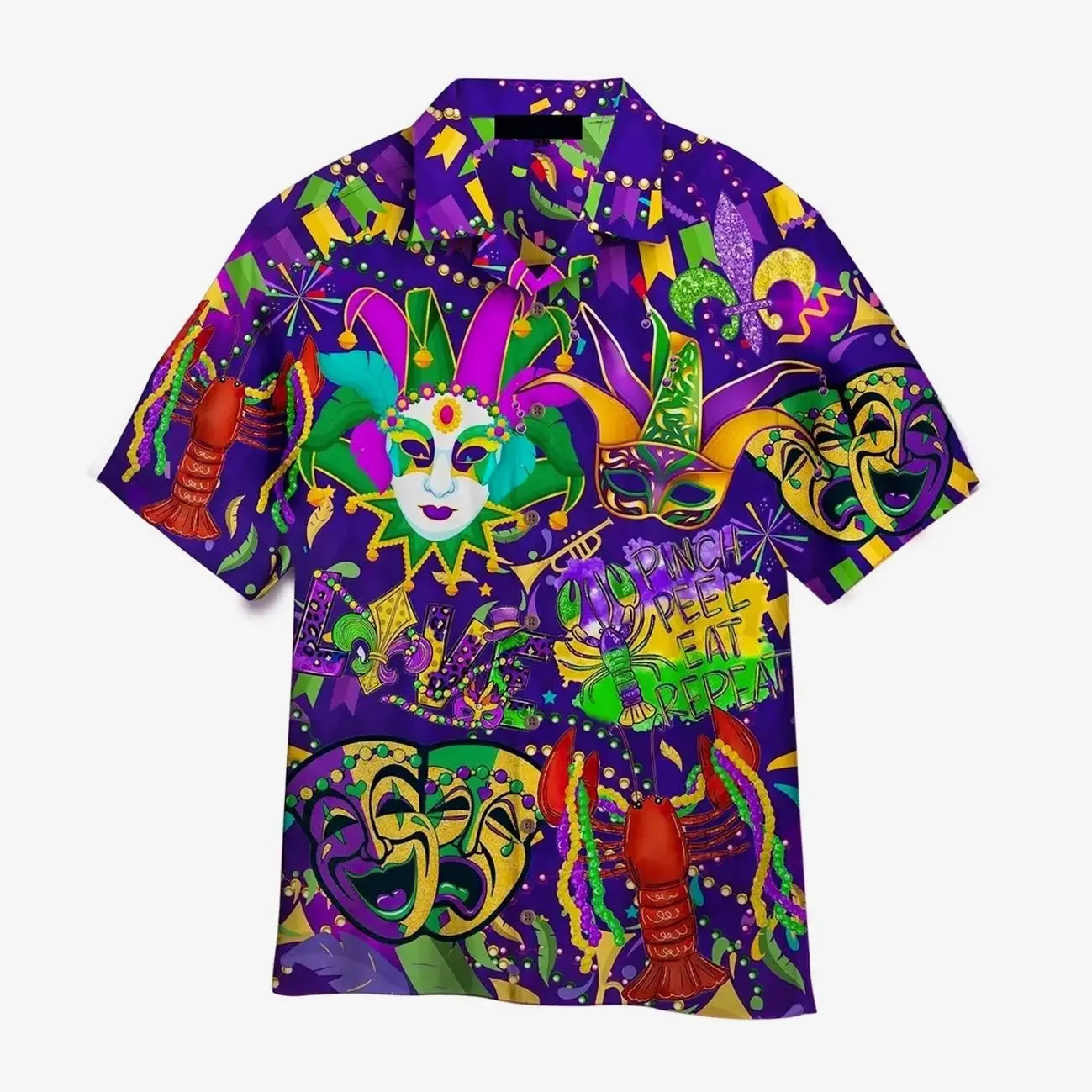 Happy Mardi Gras Hawaiian Shirt I