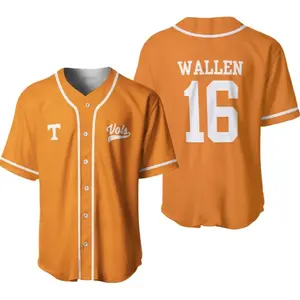Wallen 16 Baseball Jersey, Baseball Jersey Lover, Outfit For Baseball Fans