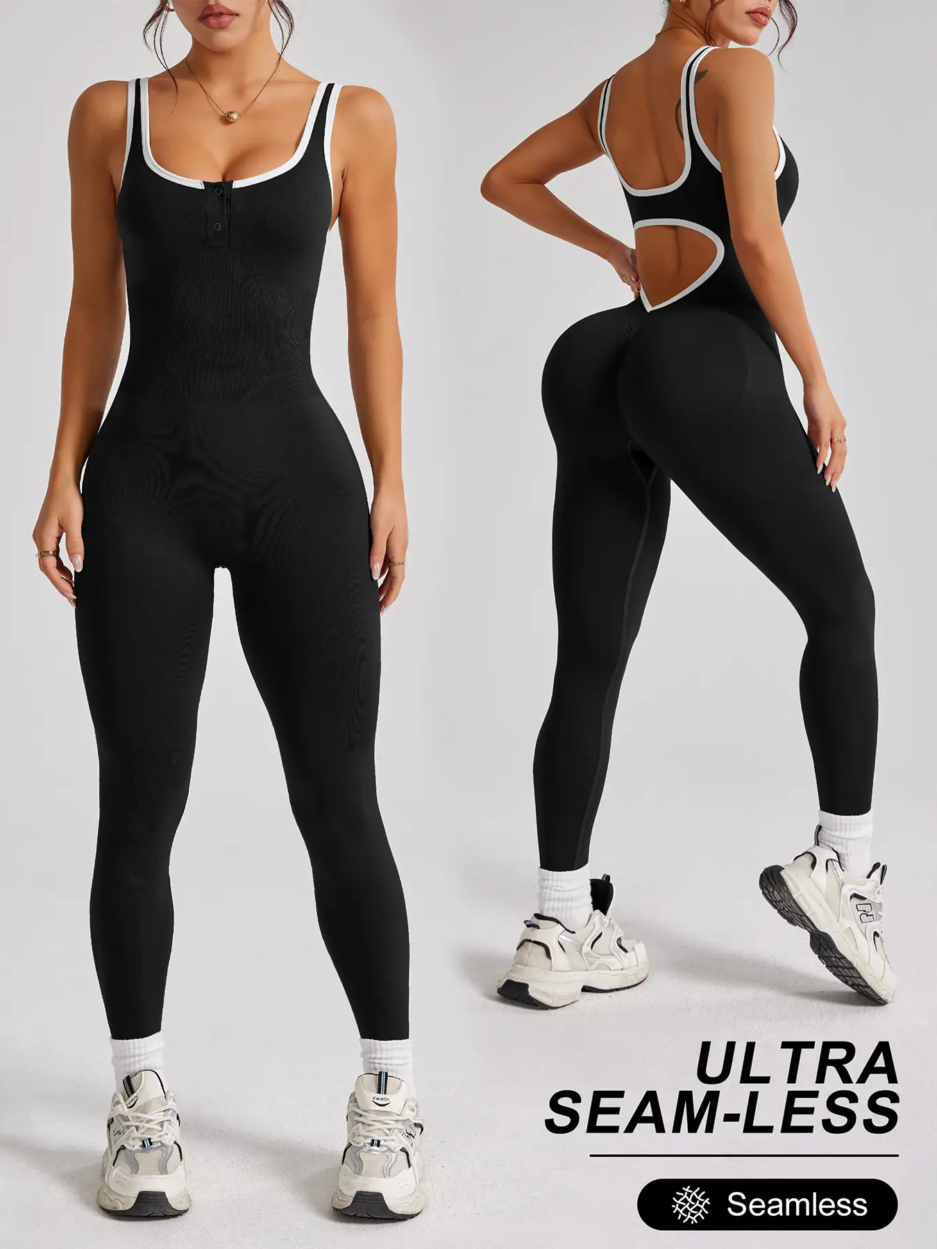 Seamless Knitted Hollow Out Women's Jumpsuit, Outdoor Yoga Sport Tight Peach Hip Fitness Clothes, Running Indoor Gym Onesie, Sportswear Jumpsuits, Stretchy Jumpsuit, Stretch Jumpsuit, Yoga Workout Jumpsuits, Yoga Activewear Jumpsuit