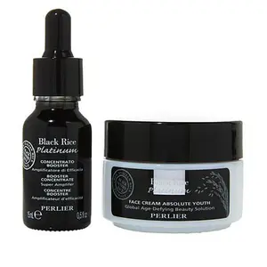Perlier Black Rice Booster Serum and Anti-Age Day Cream Set