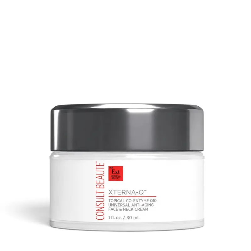 XTERNA-Q Anti-Aging Face & Neck Cream 30 mL - Clinically Studied CoQ10, Niacinamide, Peptides for Hydration & Barrier Repair