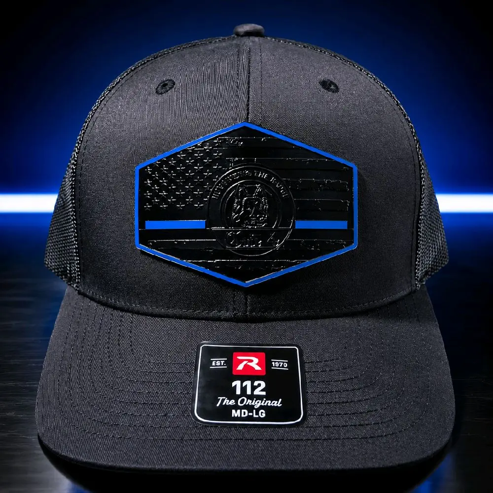 Code 4 Blue Line Dog hat