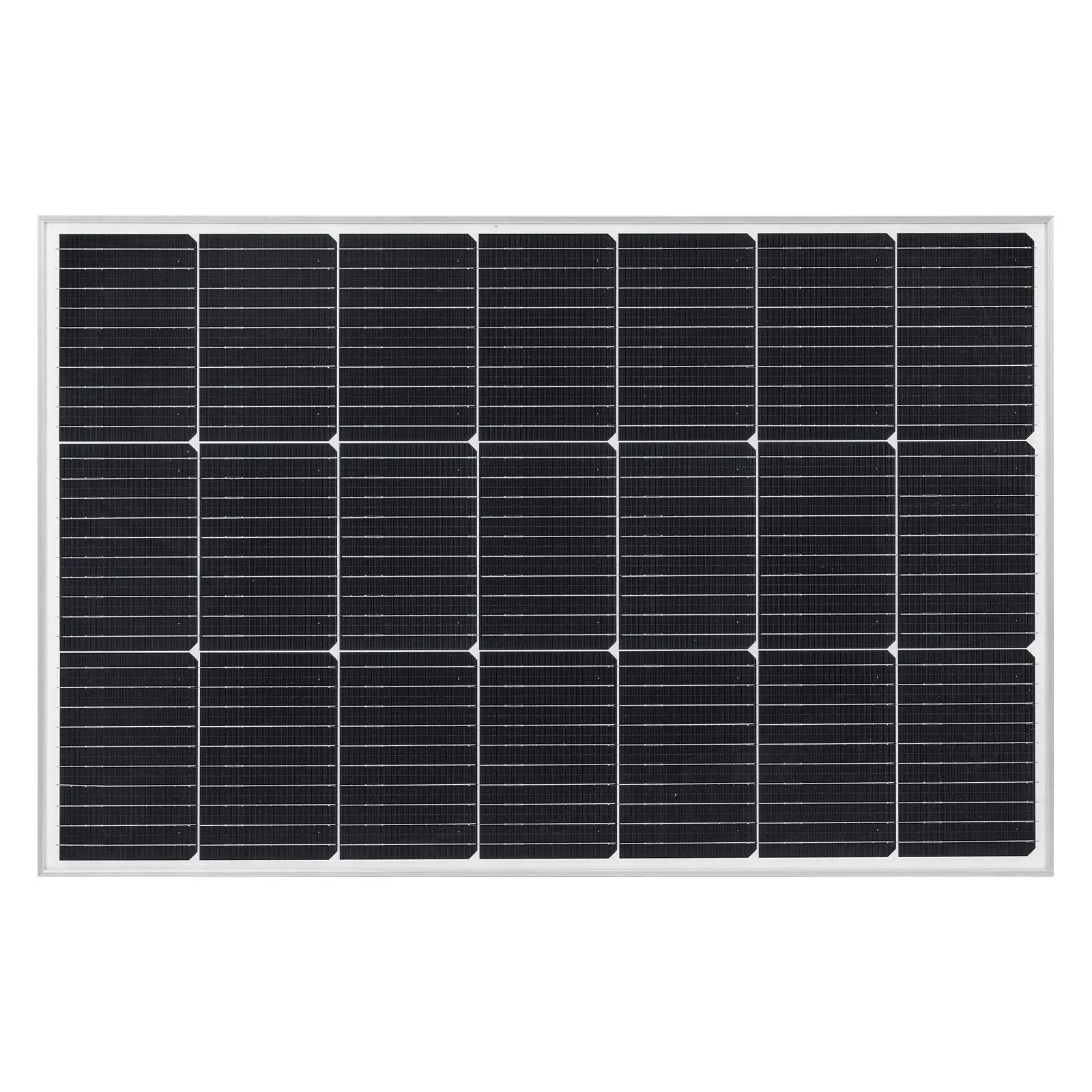 100W Monocrystalline Solar Panel, 23% High-Efficiency Mono PV Module with Stable MC4 Output & Aluminum Frame, IP65 Waterproof Solar Panel for Car Boat RV Flat Rooftop Off-Grid Applications
