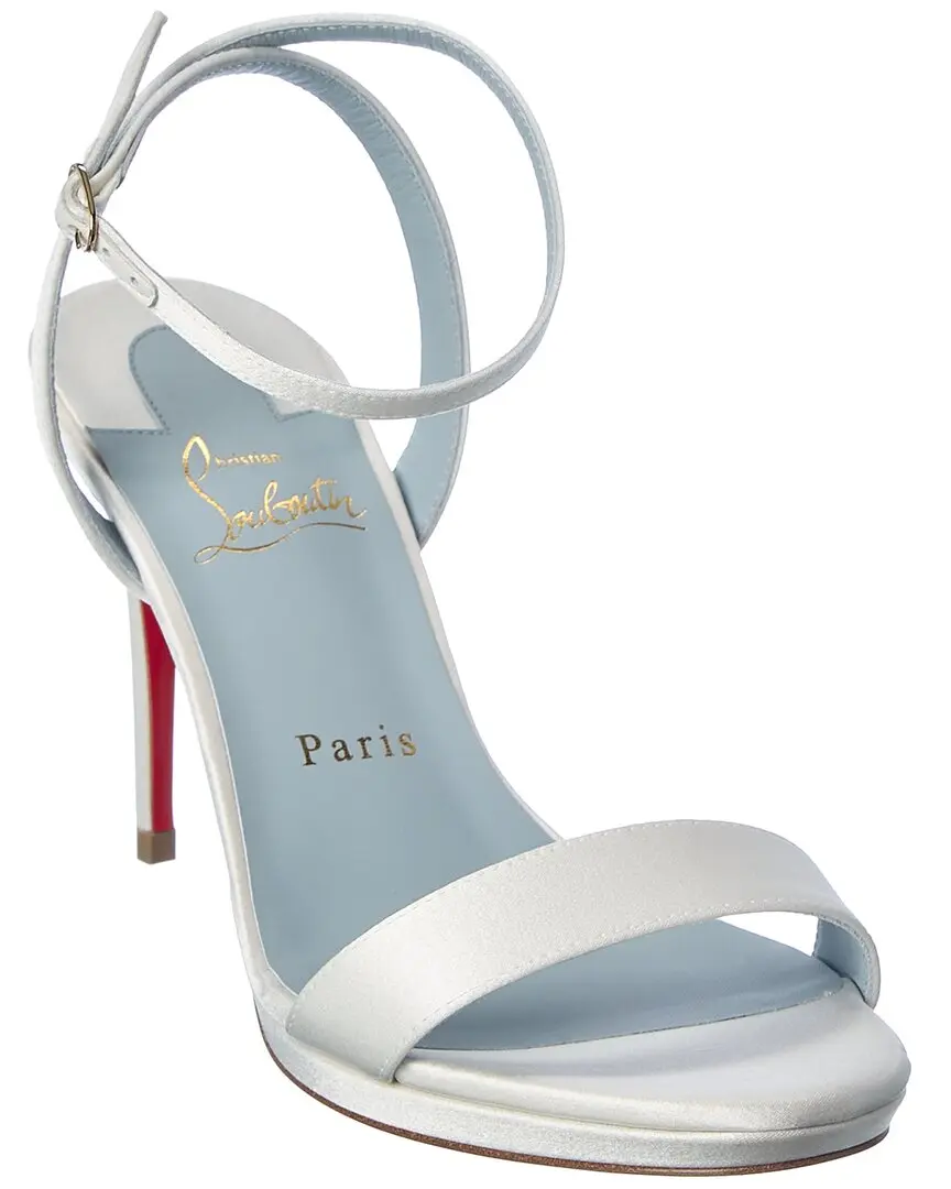 Christian Louboutin Loubi Queen 100 Satin Sandal