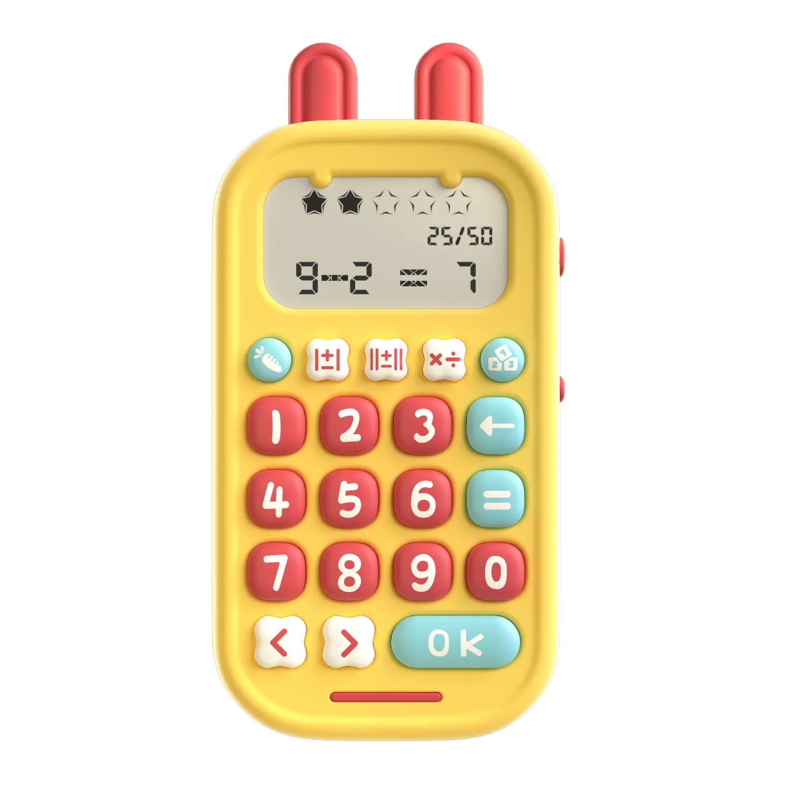 Math Games for Kids Ages 3-12, Portable Math Toys for Practicing Addition, Subtraction, Multiplication and Division, Fun Educational Toy with 5 Modes, 19 Math Games, and 50K Math