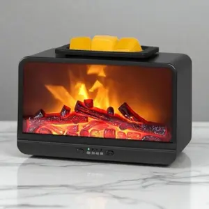 Electric Wax Warmer with Large Illumination Fragrance Warmer NP5 Bulb Included Decorative Scented Wax Warmer for Medium to Large Spaces Warmth Ambiance Aroma Body Care Safe Home Fragrance Hair Removal Cosmetic Hypoallergenic Wax Beads Wax Set Wax Melts Pa