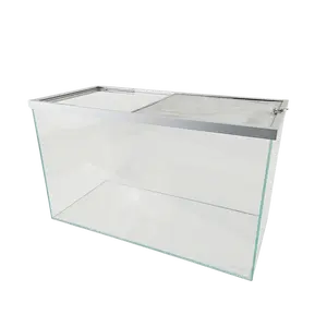 Lifegard Clear Glass 15 Gallon Rimless Terrarium