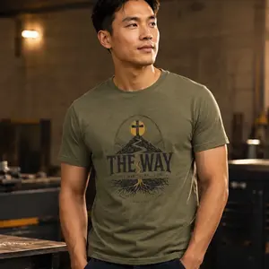 The Way Faith-Inspired Graphic Tee menswear day top cotton