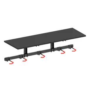 Bike Wall Mount with Shelf for 5 Bikes