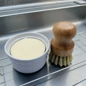 NATURAL SOLID DISH SOAP + SCRUB BRUSH
