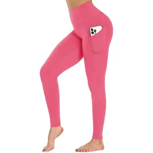 High Waist Yoga Pants with Pockets, Leggings for Women Tummy Control Compression Workout Leggings for Women
