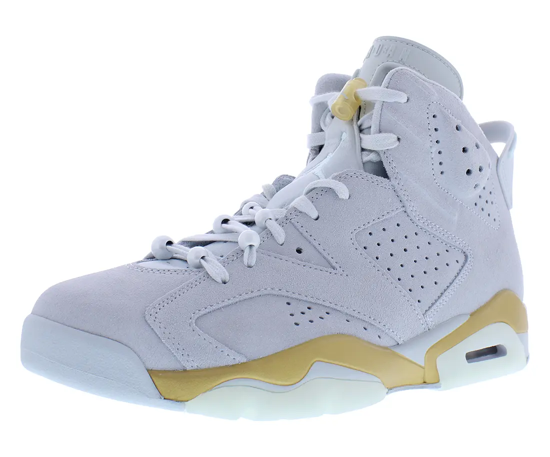 NIKE Women's Air Jordan 6 Retro High-Top Athletic Sneaker, Casual Lifestyle and Sports Training Footwear, Retro Look