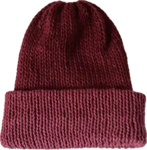 Burgundy Ombre Reversible Beanie