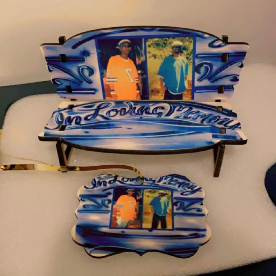Sublimation Ornaments and Keep Photo KeepSakes Sculpture