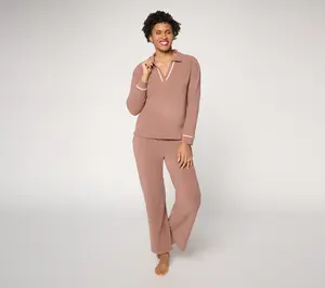 MUK LUKS Thermal Fleece 2 Piece Lounge Set