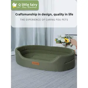 Extra Large Dog Bed Waterproof Orthopedic Memory Foam Pet Sofa with Removable Washable Cover Non-Slip Egg Crate Design for Big Dogs All Seasons Comfort
