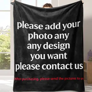 Piece Custom Photo Personalized Family Blanket-Ideal Gift for Holidays, Birthdays and Commemorative Events-Warm and Comfortable, Suitable for Family, Travel and Office All Year round Use Suitable for giving as gifts to friends, children and parents