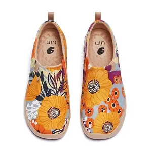 UIN Toledo I Art Travel Shoes For Women-Marigolds