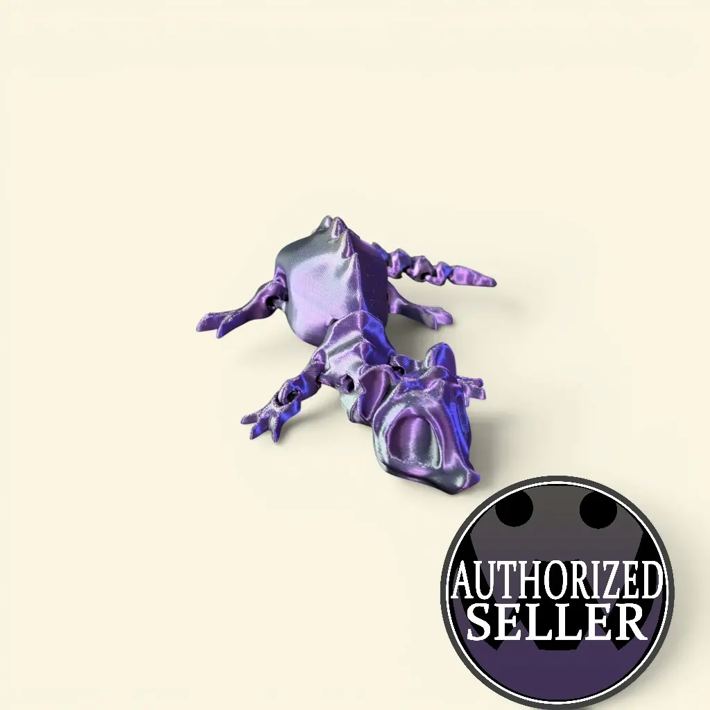 Cinderwing3D Creepy Skeleton Rat Goth Articulated Flexi Fidget 3D Printed Unique Desk Pet Quirky Toys Oddly Satisfying Conversation Starter