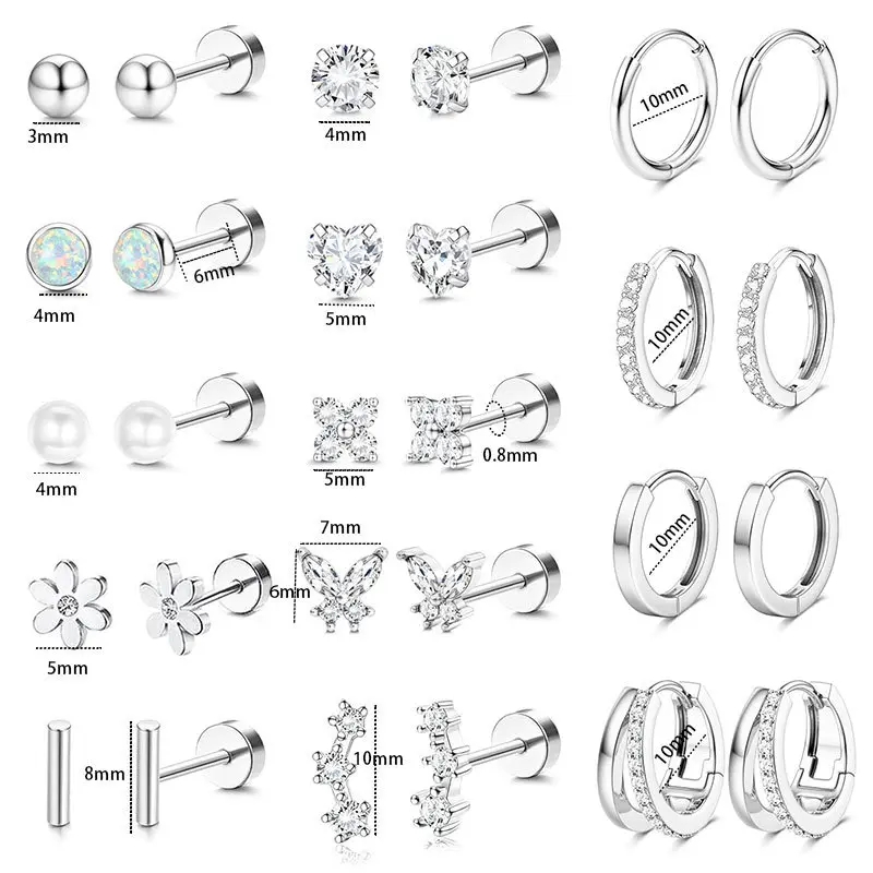 Silver 16 piece set