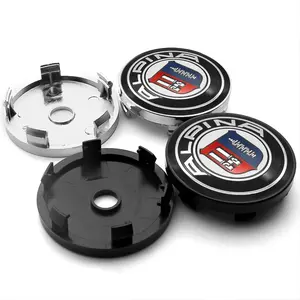 4PCS 60mm Car Wheel Center Hub Cap Badge Sticker Styling Accessories For Alpina B7 B6 D4 D5