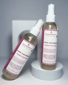 Butterlorette Rose Cucumber Hydrating and Refresh Face Mist - Moisturizing Skincare for Skin Freshness and Revitalization
