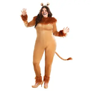 Plus Size Women's Fierce Lion Costume