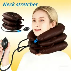 Inflatable Air Neck Stretcher Cervical Traction Device, Ideal for Home Neck Muscle Relaxation, Christmas Gift Option