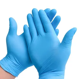 20/100pcs Blue Disposable Household Cleaning Gloves, Convenient Packaging, Ideal for Home Use, Durable & Reliable Protection