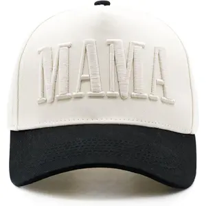 Womens Mama Trucker Hat, Vintage Embroidered Mom Baseball Cap, Trendy New Mom Gifts Mothers Day Outfits for Mommin